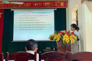 Bệnh viện Đa khoa huyện Kim Sơn tập huấn sử dụng kháng sinh