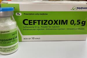 Thông tin Thuốc CEFTIZOXIM 0,5G