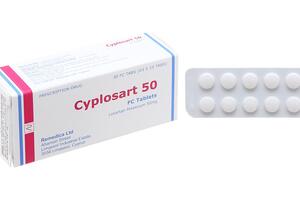 Thông tin Thuốc CYPLOART 50 FC TABLETS (Losartan 50mg)